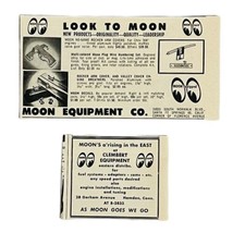 Vtg 1959 Moon Equipment Print Ad Hot Hot Racing Speed Clembert Equipment... - $9.47