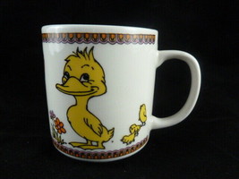 Vintage Childs Cup Pig Duck Tiger Hand Painted porcelain Made in Japan - $7.91