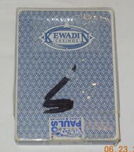 Vintage Kewadini Casino Deck of Playing Cards blue - $29.65