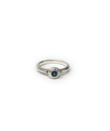 James Avery Sterling Silver Remembrance December Birthstone Blue Zircon ... - $64.35