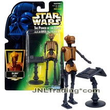 Year 1997 Star Wars Power of The Force Figure : Palace Droid EV-9D9 with Datapad - £27.64 GBP