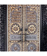 Islamic Muslim Kaaba Allah Mecca Door Large Hand Carved Teak Wood Wall Art Arabi - £3,580.36 GBP