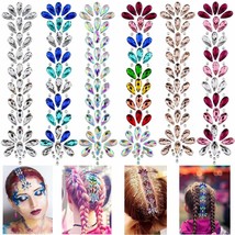 Hair Gems Tattoo Stickers Face Body Jewels Stickers Eyes Forehead Mermaid Rhines - £19.82 GBP