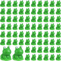 Mini Resin Frog Tiny Frog Garden Decor Miniature 220PCS Green Frog Figures for M - £18.76 GBP