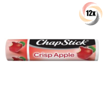 12x Sticks ChapStick Crisp Apple Natural Lip Butter | .15oz | Fast Shipping! - £16.87 GBP