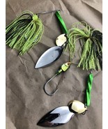 Lot Of 2 XPS Fishing Lures 4.5 &amp; 3.5 Gold And Silver Blades - $533.14 MXN