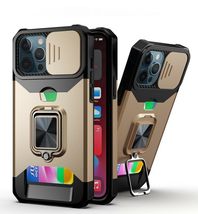for Samsung Galaxy A35 (Color: Gold) Shockproof Ring Holder Hard Back Ha... - $834.34 MXN