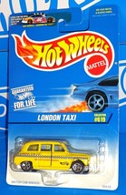 Hot Wheels 1997 Mainline Release #619 London Taxi Yellow London Cab Co w/ 5SPs - £4.69 GBP