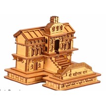 Handmade Badrinath 3D Wood Temple Model for Home/ Office/ Shop &amp; Home Decoration - £31.64 GBP