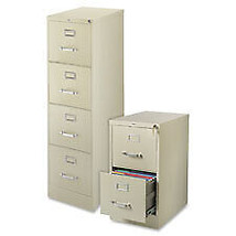 Lorell LLR42290 Vertical File, 22 in. Deep, Comm, 2-Dwr, 15 in.  - £181.96 GBP