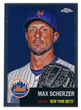 2022 Topps Chrome Platinum #423 Max Scherzer New York Mets - £0.95 GBP