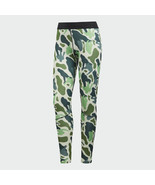 Adidas DH1225 N.E.R.D Techfit Long Print Tights AERO GREEN / SEMI SOLAR ... - $162.36 CAD
