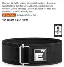 Self-Locking Weight Lifting Belt - Premium Weightlifting Belt for Seriou... - $49.38