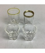Set Of 2 Anchor Hocking Shot Glasses &amp; 2 Other Shot Glasses - $308.81 MXN