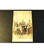 1870’s-Three (3) Gentlemen-Businessmen-Carte de Visite (CDV) Sepia Photo. - $14.85