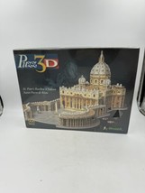 Wrebbit Puzz3D St. Peter&#39;s Basilica Vatican 966 Pieces New &amp; Sealed Torn... - $65.09