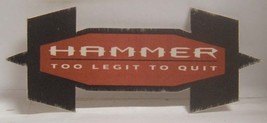 M C HAMMER - VINTAGE ORIGINAL CONCERT TOUR CLOTH BACKSTAGE PASS - $10.00