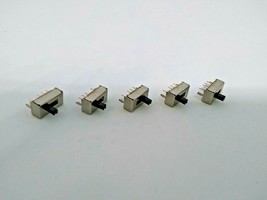 5 Pcs Pack SS23D07 8 PINS 3 Position 2P3T Toggle Power Switch Slide 4mm Handle - £7.99 GBP