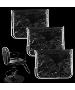 Three Pieces Of Chair Back Covers Made Of Clear Plastic For Barber Shops, - $53.31 CAD