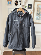 686 Mannual Jacket Men's Black Ski Snowboard Hooded Full Zip Coat L - $124.20