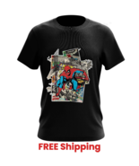 VINTAGE SPIDERMAN Comic Cartoon T-shirt Cotton Unisex Short Sleeve All S... - $29.39+