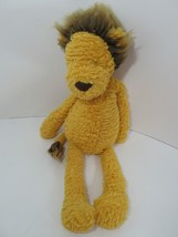 Jellycat Knitwit knit wit Lion Stuffed Animal golden yellow brown mane FLAWED - £35.77 GBP