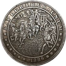 Fantasy Medal - 1886 American West Stagecoach Design - $18.66 CAD