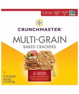 Crunchmaster Multi-Grain 6-Seed Baked Crackers Wholesome Grains Incredib... - $32.03 CAD
