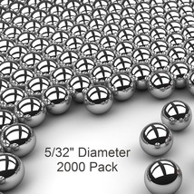 2000 5/32&quot; Inch G25 Precision Chromium Chrome Steel Bearing Balls AISI 5... - £32.29 GBP