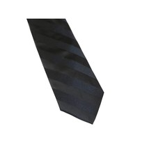 Men's Stacy Adams Tie and Hankie Set Fancy Woven Silky Satin #SAT94 Black image 3
