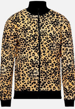 Moschino Underwear Men&#39;s Yellow Black Text Cotton Blend Jacket Sweater Size 2XL - £124.78 GBP
