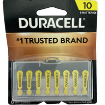 Duracell Hearing Aid Batteries Size 10 with Easy-Fit Tab 8 Pack Best By 03/2024 - $5.92