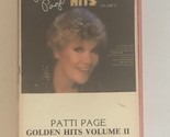 Patti Page  Cassette Tape Golden Hits 2 CAR1 - $3.95