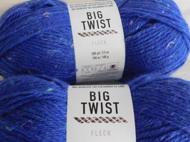 Big Twist Fleck Pool Party lot of 2 Dye lot CNE1234023 - £10.37 GBP