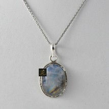 Solid 925 Sterling Silver Rainbow Gemstone Handmade Pendant Women Gift PS-2551 - £41.16 GBP