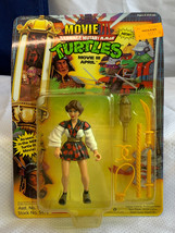 1992 Playmates Tmnt Movie Iii April Action Figure In Blister Pack Unpunched - £23.42 GBP