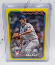 Jameson Taillon 2024 Topps Series 1 Yellow Chicago Cubs #182 - £1.57 GBP