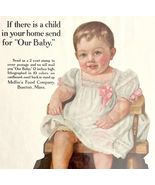 Mellin&#39;s Baby Food Milk Modification 1914 WW1 Advertisement Adorable Bab... - $655.11 MXN