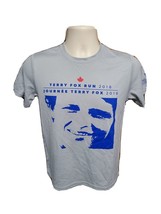 2018 Terry Fox Run Celebrating 25 Years in NYC Youth Large Gray Jersey - £13.93 GBP