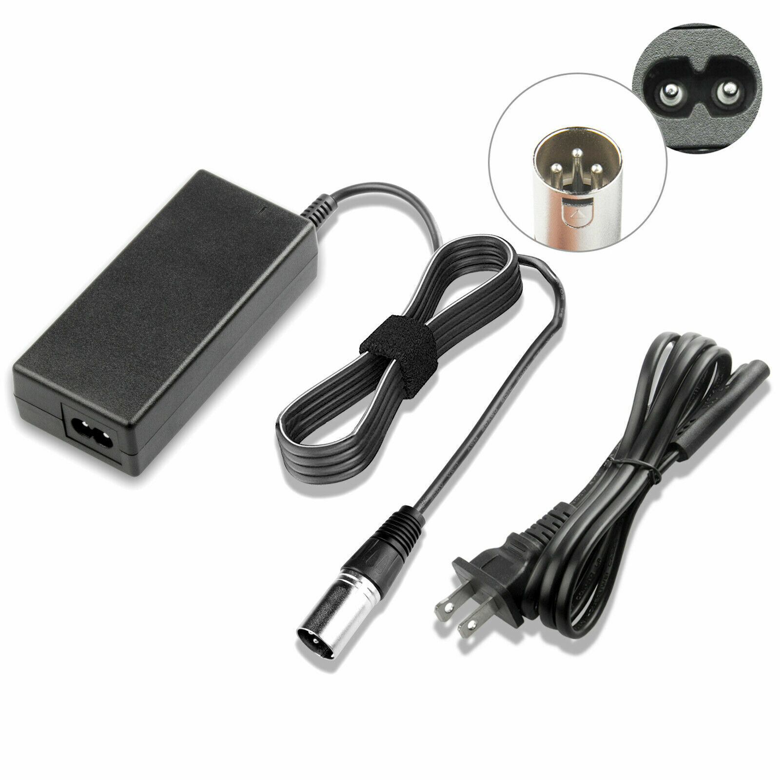 For Hoveround Mpv5 Electric Mobility Chair Scooter 24V 2A Xlr Battery Charger Us