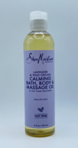 Shea Moisture Lavender &amp; Wild Orchid Calming Bath Body &amp; Massage Oil 8 Oz - £12.77 GBP