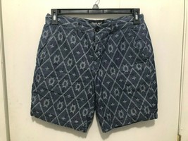 Farah Vintage Men&#39;s Aztec Like Print Shorts SZ 29 Cotton Button Fly Inseam 8&quot; - £11.07 GBP