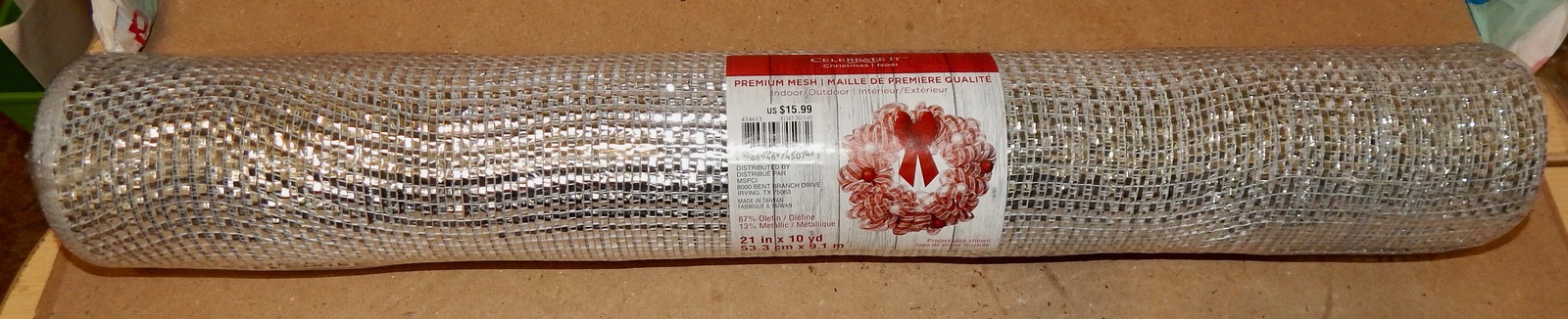 Primary image for Mesh Rolls Crafts Wreaths Many Colors You Choose Celebrate It 21" Wide 178V-2