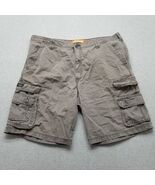 Lee Cargo Shorts Mens 40 Brown Outdoor Pockets Casual Dungarees - $40.13 CAD
