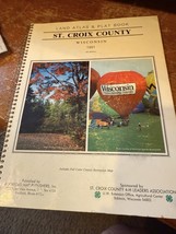 St.Croix Comté Wi Wisconsin - 1991 Land Atlas Et Plat Livre Délassement ... - $528.10 MXN