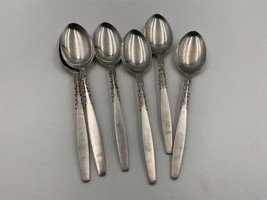 International Lyon Stainless Steel ALHAMBRA Dessert / Soup Spoons Set of 6 - £59.82 GBP