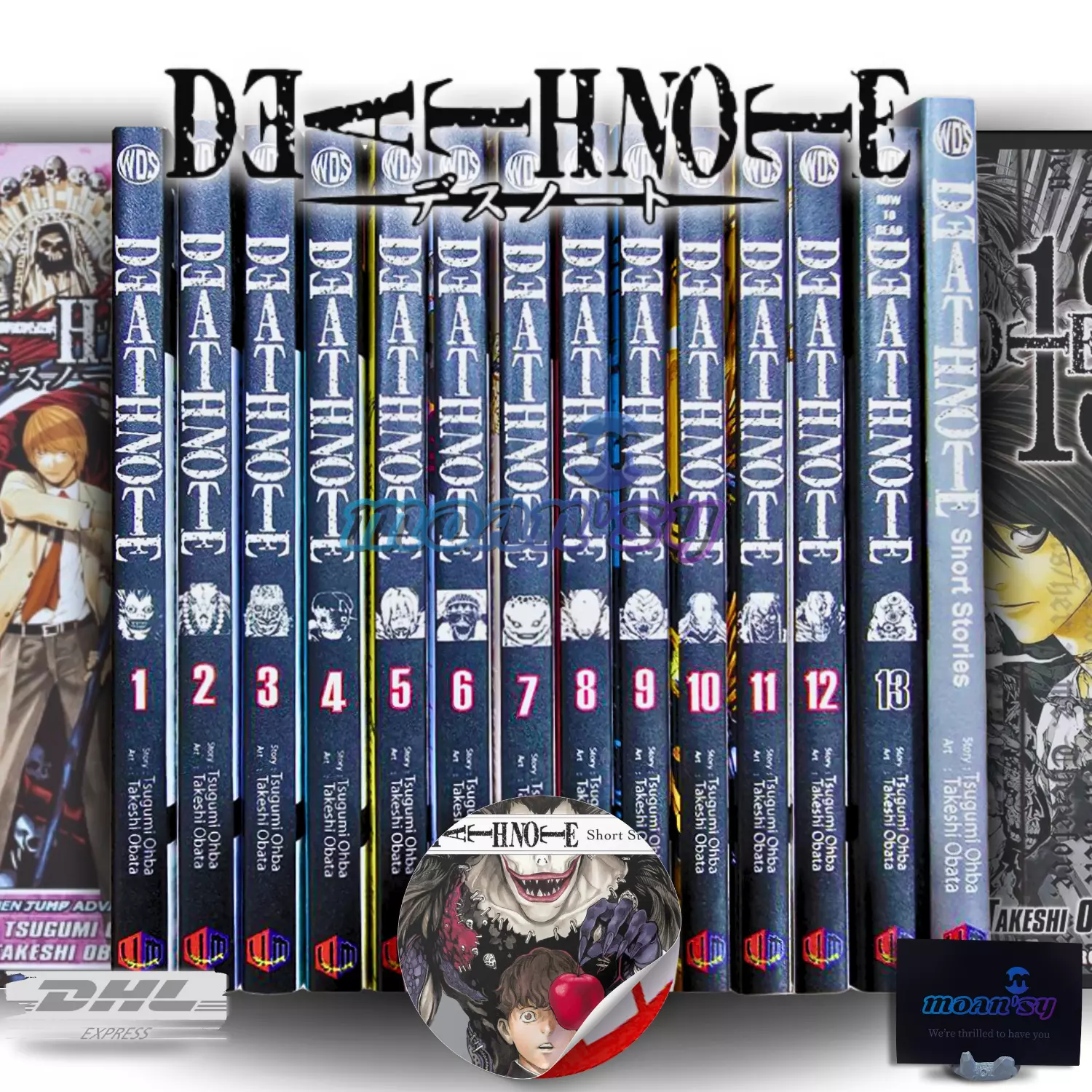 Death Note Manga Volume 1-13 English Full Set Comic Books New by Tsugumi... - $238.90