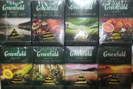 Greenfield Black Tea Variety Set Tropical Sunset 160 Pyramids Us Seller - £31.13 GBP