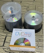 Memorex &amp; Philips Recordable DVD Mix Lot DVD+R DVD+RW 4.7GB 120Min 4X 8X... - $26.39 CAD