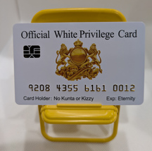 Funny Fake Bankcards (WHITE PRIVILEGE CARD) 8 Pack, Free Shipping - $24.99